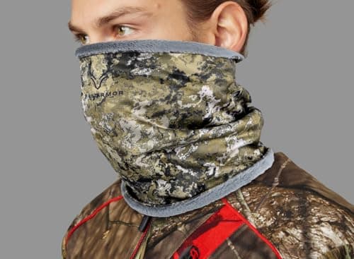 HUNTARMOR Stealth Hunter Neck Gaiter: Breathable Neck Hunting Gaiters, Men's Camo Stormproof Neck Gator, Comfortable Snow Cold Weather Neckwarmer