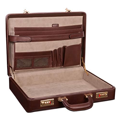 McKLEIN Leather 3.5" Attaché Briefcase- DALEY