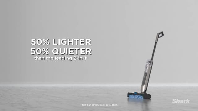 Shark HydroDuo with Dirt-Reveal Technology, Cordless, Everyday Hard Floor Cleaning System, Wet & Dry Debris Pickup, Mops & Scrubs All at Once, Hardwood, Tile, Laminate & Stone, Stone Metallic, WW201