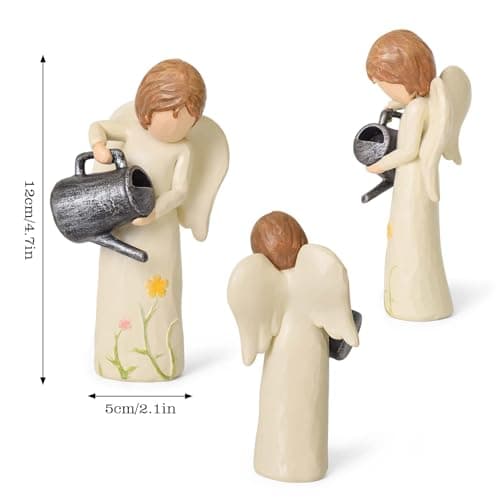 Garden Gifts for Mom, Sisters, Friends, New Home Gift Ideas, Unique Sculpted Hand-Painted Figurine Gardening Gifts for Women, Garden Gift for Gardeners Woman B0DCN2H3B2