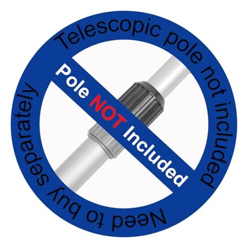 Poolvio Professional Pool Net, Upgraded Self-Repair Heavy Duty Nylon Mesh, Pool Skimmer Net with Extra Wide Scoop Edge, Pool Nets for Cleaning Leaves, Debris(No Pole)