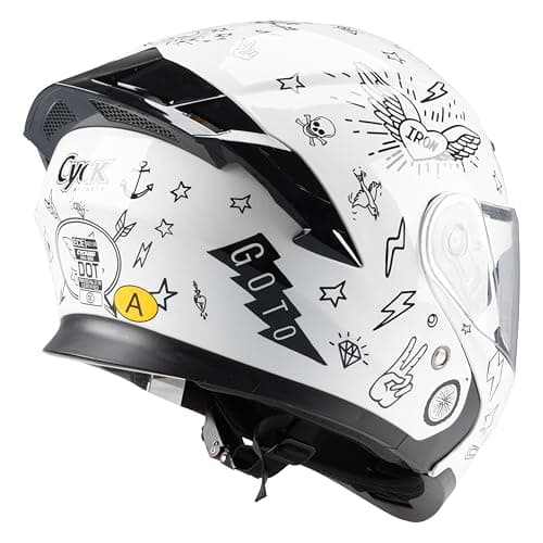 Helmets Full Face for Men Women Adult Smoked Sunshield