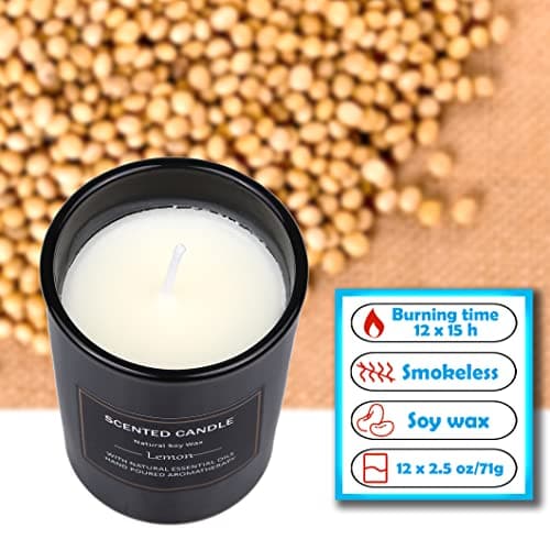 12 Pack Scented Candles Gift Set 2.5oz Strong Fragrance Aromatherapy Jar Candle Set Soy Wax Decorative Candles for Home Scented Candles Best Gifts for Women. B09MBW7JGL