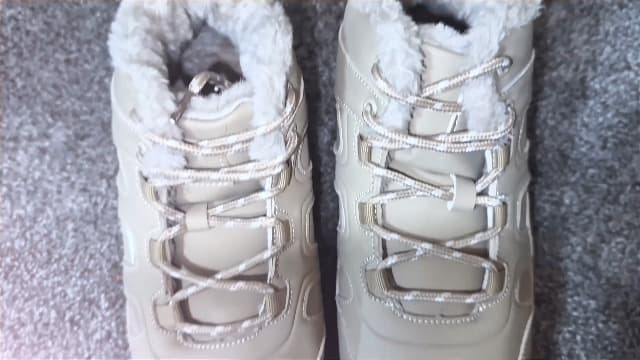 MAIZUN Winter Boots for Women Snow Warm Non-Slip Hiking Ankle Booties for Women Faux Fur Outdoor