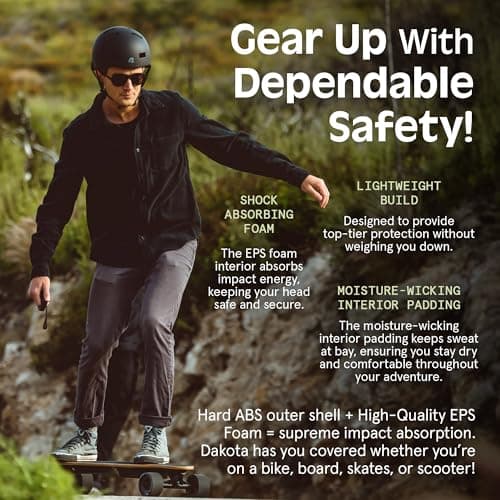 Retrospec Dakota Adult Bike Helmet for Men & Women - Multi-Sport Protection with ABS Shell, EPS Foam, 10 Vents & Removable Washable Padding for BMX, Skating, Scooter and Skate - Helmets for Adults