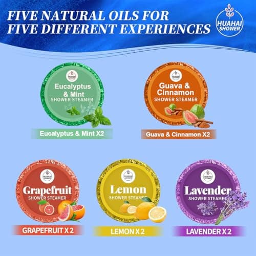 Luxury Home Spa Practical Gifts for Wife Mom Women Her, Christmas Stocking Stuffers, White Elephant, Self Care- Relaxation Steamers Aromatherapy 10 Pack, Gifts for Wife Christmas B0CBPJCZSJ