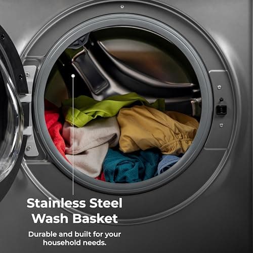 Kenmore 4.5 cu. ft. Front Load Washer with Stain Removing Steam Treatment - Reduce Laundry Time with Accela Wash - LED - ENERGY STAR Certified - Metallic Silver