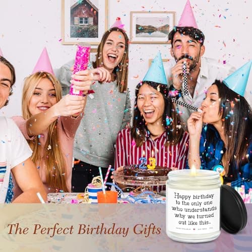 Sister Birthday Gifts from Sisters, Sisters Gift from Sister Brother, Birthday Gifts for Sister Adult, Big Sister Gift, Best Friend Bday Presents for Women, Sister Bday Candle 7oz B0F66H9ZG8