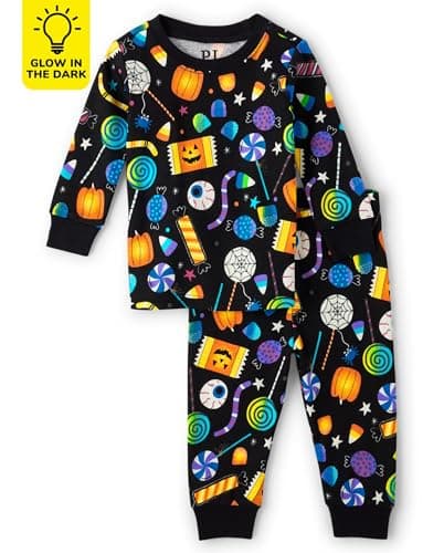 The Children's Place Baby and Kids, Sibling Matching, Holiday Pajama Sets, Cotton