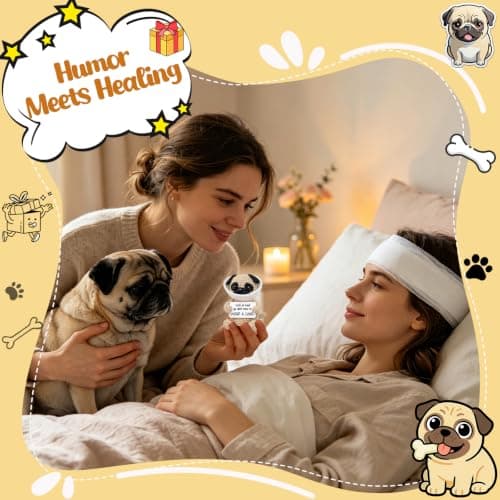 Funny Get Well Soon Gift – Surgery Recovery & Feel Better Gift for Women Men, Cute Encouragement Desk Decor for Friend Coworker Her Him B0GZ3Y9FJP
