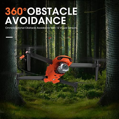 Autel Robotics EVO 2 Pro V3: Son-y 1" CMOS Sensor & 6K HDR Video, Moonlight Algorithm 2.0, Max ISO 44000,12-Bit DNG, 6.4" Smart Controller SE,15KM Transmission, 360° Obstacle Avoidance, 40 Minutes