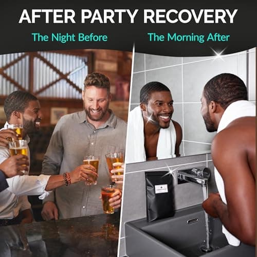 5 Pre-Filled After Party Kits for Bachelor Party Favors, 21st Birthday Gift, Wedding Favors, Guys Trips, Cruises & Celebrations | 9 Piece After Party Supplies & Bag (5 Kits) B0G4HFYVZH