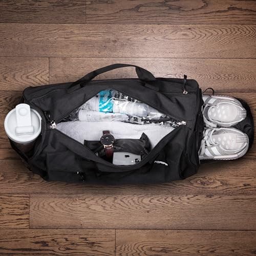Fitgriff Gym Bag for Men & Women with Shoe & Wet Compartment - Duffle Bag for Travel, Sports, Fitness & Workout