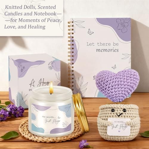 Giftota Sympathy Gifts Baskets for Women – Hug in a Box Care Package Sympathy Gifts for Loss of Loved One, Miscarriage Gift, Sorry Your Loss, Memorial Condolences Grief Bereavement Present for Loss