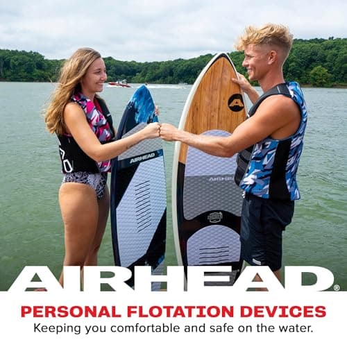Airhead CAMO Cool Kwik-Dry Neolite Flex Life Jacket for Adults - USCG Approved Life Vest for Women & Men, Lightweight Flexible Watersports Vest for Boating, Wakeboarding, Kayaking & Jet Skiing