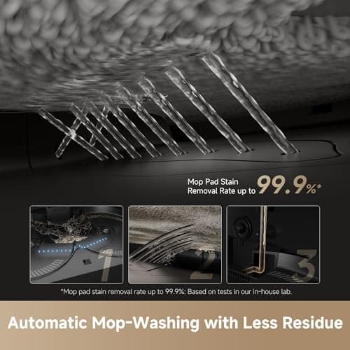 DREAME X50 Ultra Robot Vacuum and Mop with Auto-Empty and Mop Self-Cleaning, 20,000Pa Suction, Obstacle Avoidance and 360° Navigation, Corner to Edge Deep Cleaning, Detangling Brush