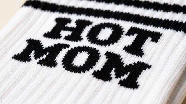 Hot Moms Socks for Women, Funny New Mom Gift B0FHX1GS22