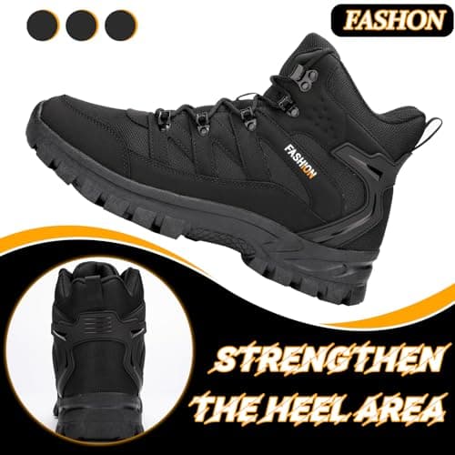 POGEPE Men's Hiking Boots Hiking Shoes,Waterproof Outdoor Trekking Backpacking Mountaineering Boots 8061