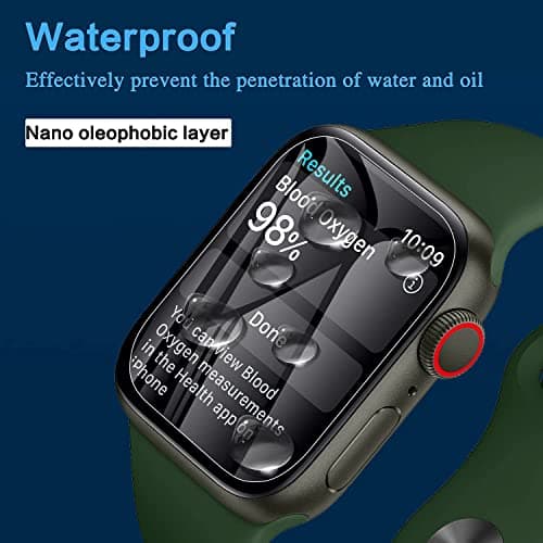 YMHML 8 Pack Screen Protector Compatible for Apple Watch 40mm SE 3 / SE 2/1 Series 6/5 / 4, [Upgrade Flexible Film] Soft HD Clear Anti-Scratch Film for iWatch Accessories