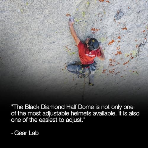 BLACK DIAMOND Half Dome Rock Climbing Safety Helmet | Adjustable Fit | Lightweight & Durable | Ventilated Protection