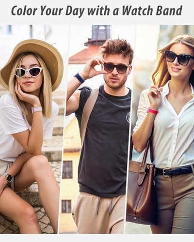 Nylon Loop Sport Band Compatible with Apple Watch Bands 38mm 40mm 41mm 42mm for Women Men, iWatch Wrist Straps for Se, Series 11 10 9 8 7, Breathable, Soft Band Ideal for Outdoor