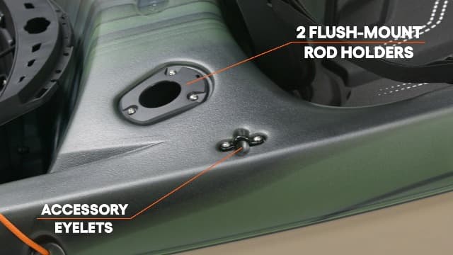 Pelican Sentinel 100X - Angler Sit on top Fishing Kayak - Lightweight - Ergolounge™ Seating System