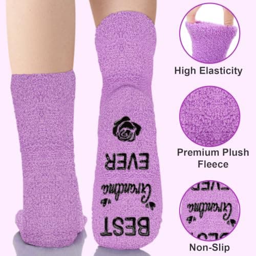 Juesly Christmas Gift for Women Mom Sister - Fuzzy Stocking Stuffers Birthday for Grandma Dog Cat Lover B0FJXQBZ96