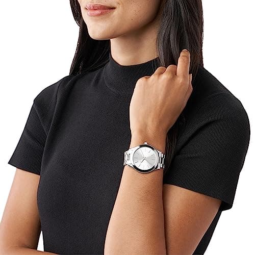 Michael Kors Slim Runway Three-Hand Silver-Tone Stainless Steel Women's Watch (Model: MK3178)