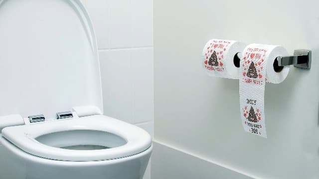 50th Birthday Gifts for Women, Men, Her, Him - Happy Prank Toilet Paper - 50th Birthday Decorations, Party Supplies Favors - 50 Years Old Funny Gag Gift Ideas, Novelty Bday Present for Friends, Family