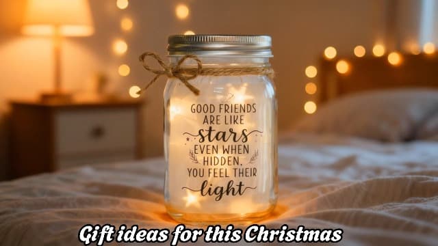 Thanksgiving & Christmas Gift for Women, Best Friend Gift for Women, Warm LED Keepsake for Birthdays and Farewells Friendship Gifts for Women, Best Friend Birthday Gifts Mason Jar Light B0FMD5RWXY