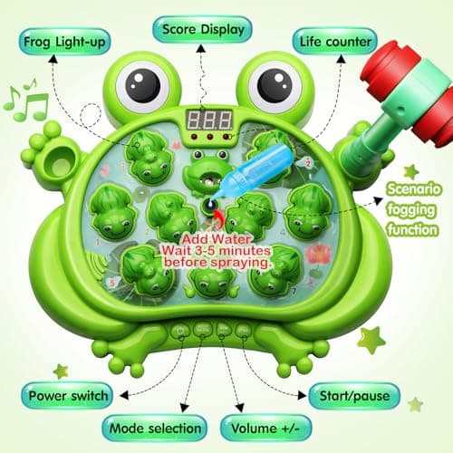 With 5 Modes,45 Levels,9 Music Spray and Light-up, Baby Toy Gifts for Early Learning, Birthday Gift for Toddler Boy Toys HopeRock Toys for 2 3 4 5 Year Old Boy,Toddler Toys Age 2-4 Birthday Gift B0B7WXKKWJ