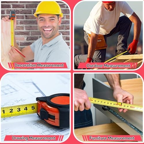 Gossby Tape Measure for Dad - Fathers Day, Birthday, Christmas - Woodworking, Carpenter Tool Gift for Men