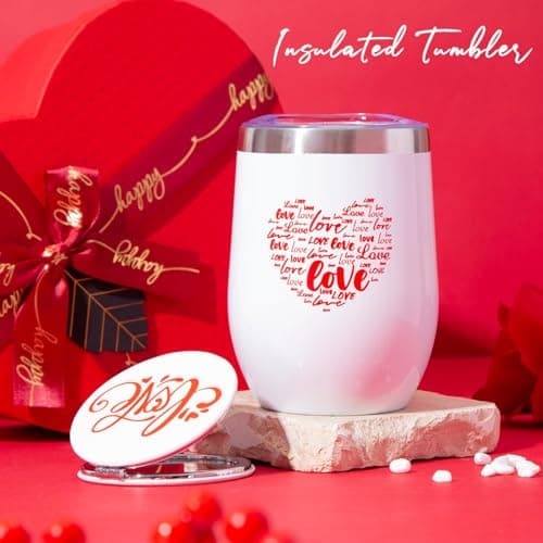 Mothers Day Gifts Mom Gifts Birthday Gifts Box for Girlfriend Wife Lover Valentine's Day Gifts for Women Heart-shaped Red Rose Love Gift Basket Love You Present Wedding & Engagement Anniversary Roman B0CP3X9LDL