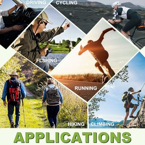 TURVSTPC Sport Running Sunglasses for Women Men, Professional Cycling Glasses Mens Sunglasses Wrap Around Uv400 Protection