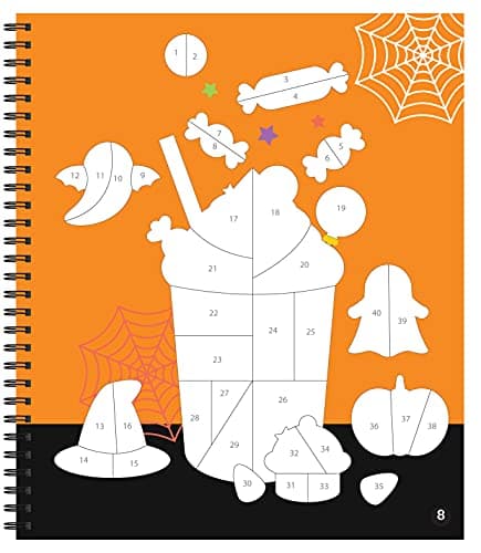 Brain Games - Sticker by Number: Halloween (Volume 1)