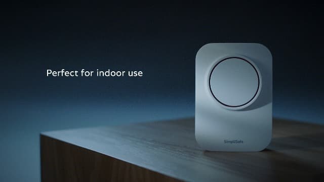 SimpliSafe 105dB Auxiliary Siren - Compatible with Gen 3 Home Security System