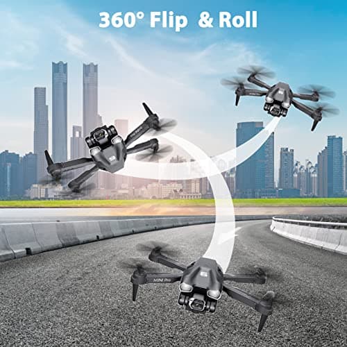MOCVOO Drone with Camera for Adults, 1080P HD Mini FPV Drones for Kids Beginners, Foldable RC Quadcopter Toys for Boys Girls with Altitude Hold, 3D Flip, 3 Speeds, Headless Mode, Carrying Case