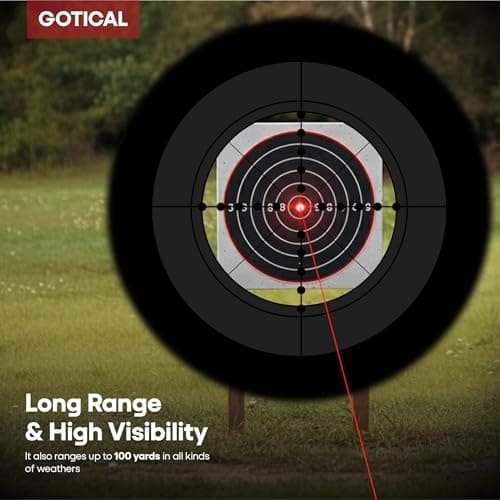 GOTICAL Arrow Laser Sight Tactical Archery Bore Sight Red Dot Laser for Compound Bow Crossbow Boresighter Sight Tool for Target
