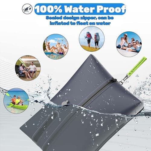 Vacuum Bags for Travel with Electric Pump,34L Waterproof Compression Bags for Carry On Suitcases and Backpack for Air Travel Vacation Camping Boating Outdoor Sports 2 Pack