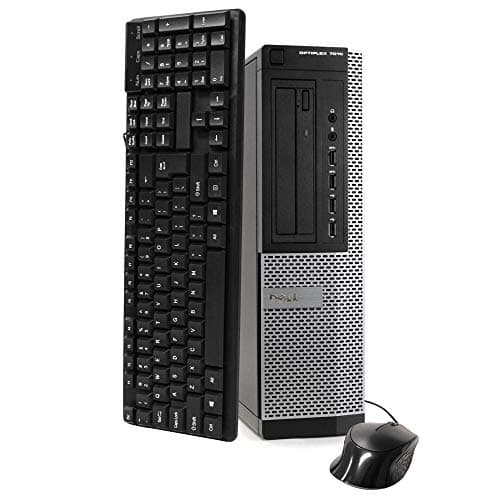 Dell Desktop Computer Package Compatible with Dell Optiplex 7010 Intel Quad Core i5 3.2GHz, 8GB Ram, 500GB HDD, 19-inch LCD, DVD, WiFi, Keyboard, Mouse, Windows 11 Pro (Renewed)