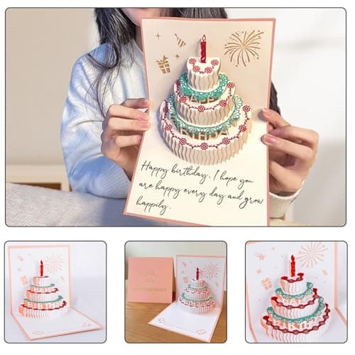 5-18 Years Old Birthday Gifts for Girls - Socks for Girls with Pop up Birthday Card, Presents for 5-18 Year Old Grils