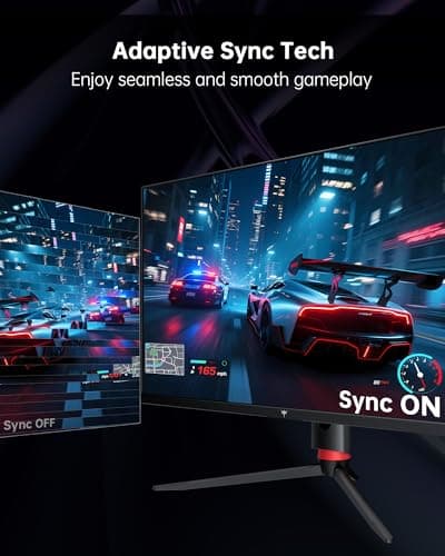 KTC 32 Inch 4K Gaming Monitor, 165Hz UHD (3840x2160P) Fast IPS Screen, 1ms (MPRT), Adaptive Sync, 3000:1 Contrast,121% sRGB,HDMI 2.1 Display Port 1.4, Tilt/Height Adjustment, VESA Mount, H32P22P