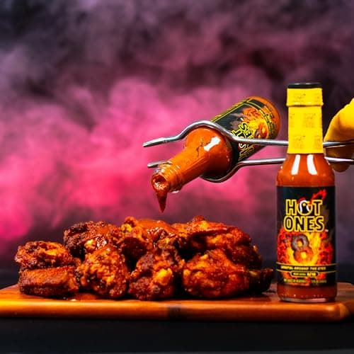 Hot Ones Hot Sauce Challenge - Season 30 - Hot Sauces Gift Sets - Variety Pack - Made with Natural Ingredients - Unique Small Batch Sampler Gift Set - 5 fl oz Bottles (10-Pack) B0GVVYMJKM