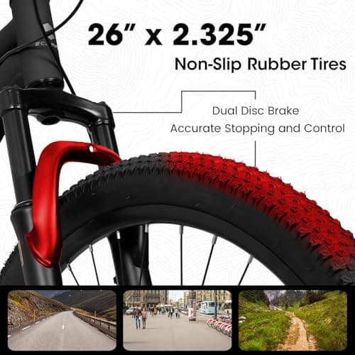 Mountain Bike 24/26/27.5 Inch,Full Suspension, 21-Speed Disc Brake,Carbon Steel Adult Sport Bicycle for Mens Womens