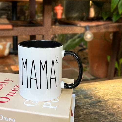 VLUG Promoted to Mom Again Mug, New Mom to Be Again Gifts, Mama of Two Kids Mug, Pregnancy Announcement Gift for 2026 Mother, New Great Mamas Mugs, Baby Shower Mothers Day Gifts
