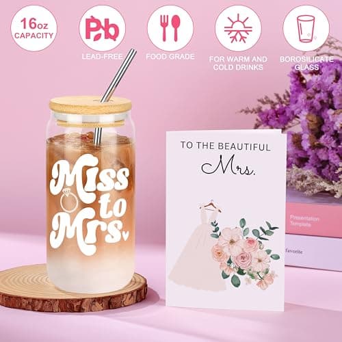 Bachelorette Gifts for Bride Engagement Wedding Presents Set for Women Her Mrs Wifey Bridal Shower Gifts for Bride To Be, Bride Gifts for Bachelorette Party B0FCMD3RCG