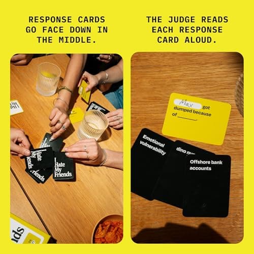 DSS Games I Hate My Friends [Hilarious Roast Party Game for Adults | Funny Friend Card Game for Game Night, Bachelorette Parties, College Parties & Girls Trips | Ages 17+ | 3+ Players]
