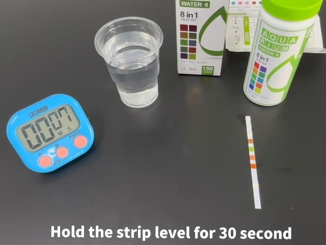 AAwipes Aquarium Ammonia Test Strips 8-in-1 |25 Strips | Quick & Accurate Water Testing Test pH, Carbonate, Alkalinity, Hardness, Chlorine, Nitrite, etc. (K02-25)