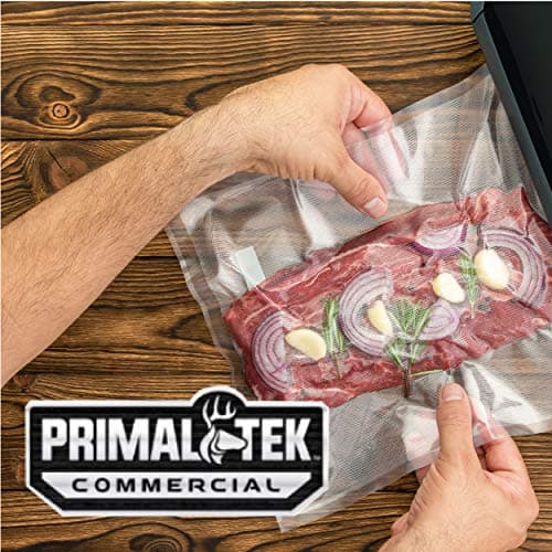 15” Commercial Grade Vacuum Sealer – User Friendly for Food Preservation & Sous Vide, 28” Vacuum Pressure – Features Auto Cooling System, Smart Heat Technology, Built-In Vacuum Bag Storage