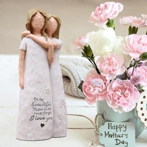 Mother in Law Wedding Gifts, Gifts for Mother in Law Mother's Day Christmas Thanksgiving Day, Resin Hand-Painted Statue Mother in Law Gifts, Gifts for Mother in Law Birthday Figurines B0GGGQRLN9